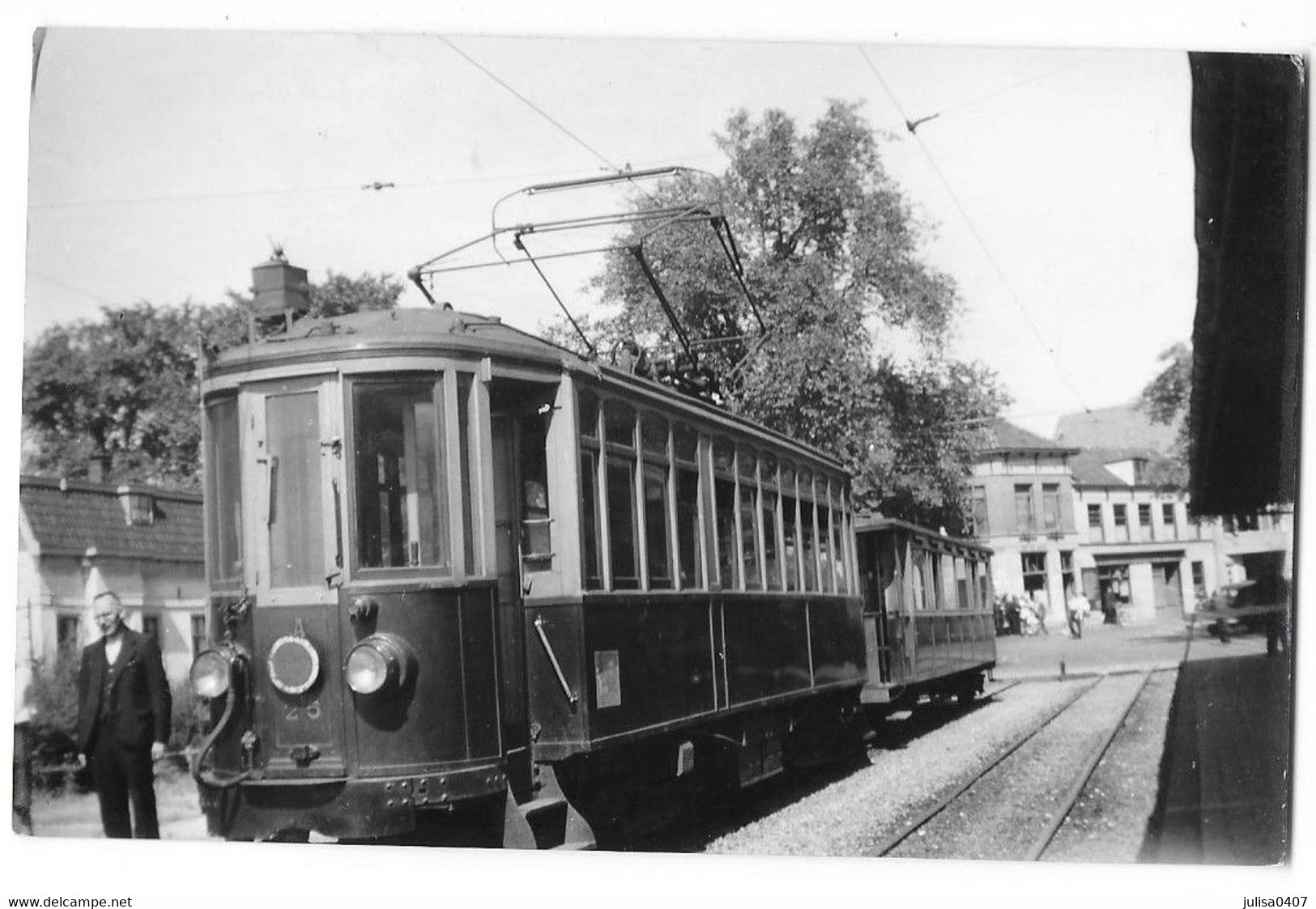 PURMEREND (Pays Bas) Photographie Format Cpa Tramway électrique Superbe Plan 1948 - Purmerend