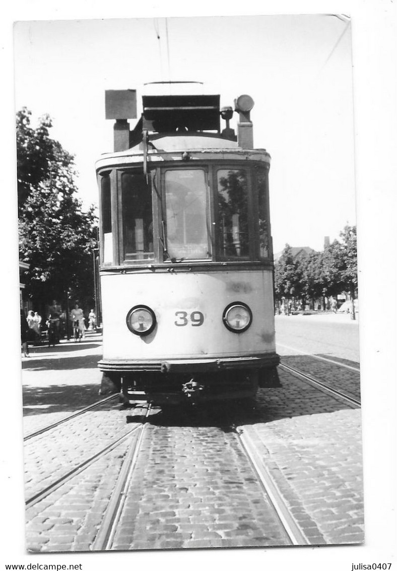 GRONINGEN HELPMAN (Pays Bas) Photographie Format Cpa Tramway électrique Superbe Plan 1949 - Groningen