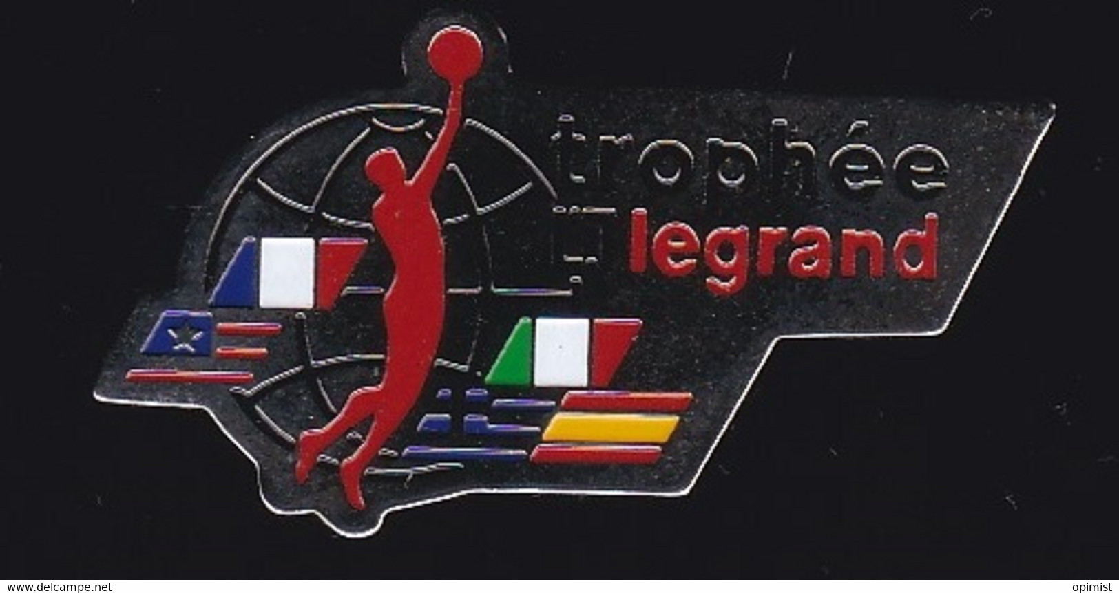 69849.- Pin's. Trophée Legrand Basket Ball - Basketball