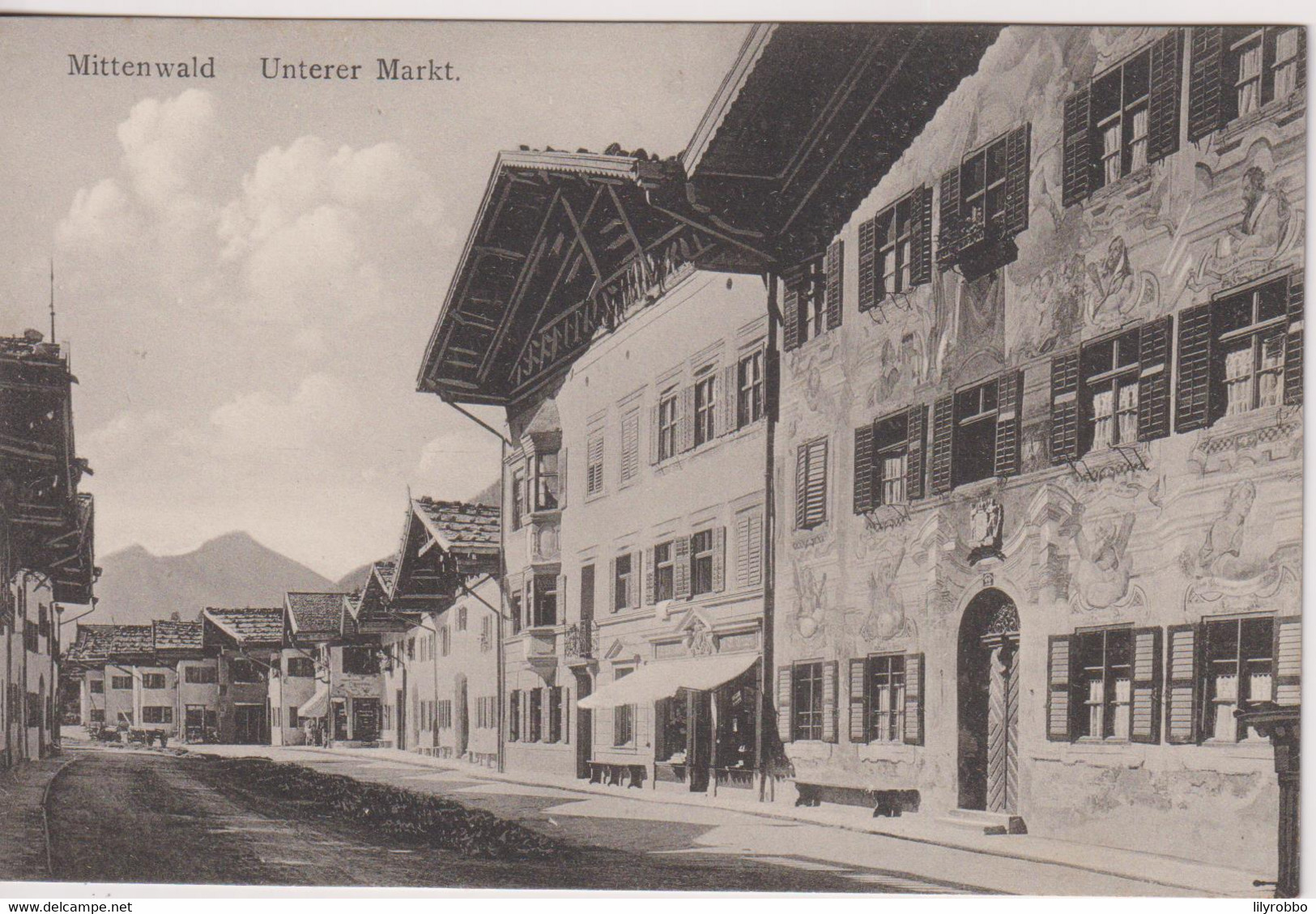 GERMANY - MITTENWALD - Unterer Markt - Mittenwald