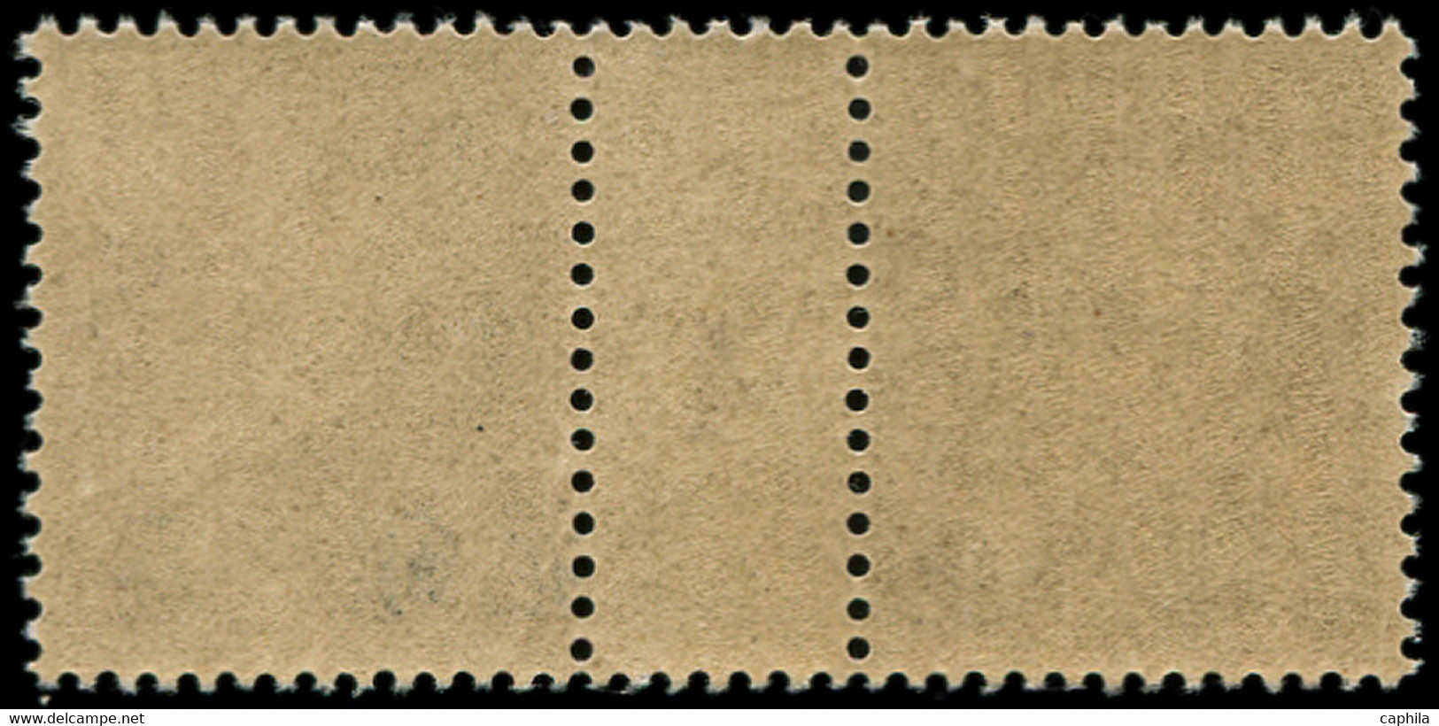 ** HOI-HAO - Poste - 33, Paire Millésime "4": 2c. Lilas-brun S. Paille - Unused Stamps