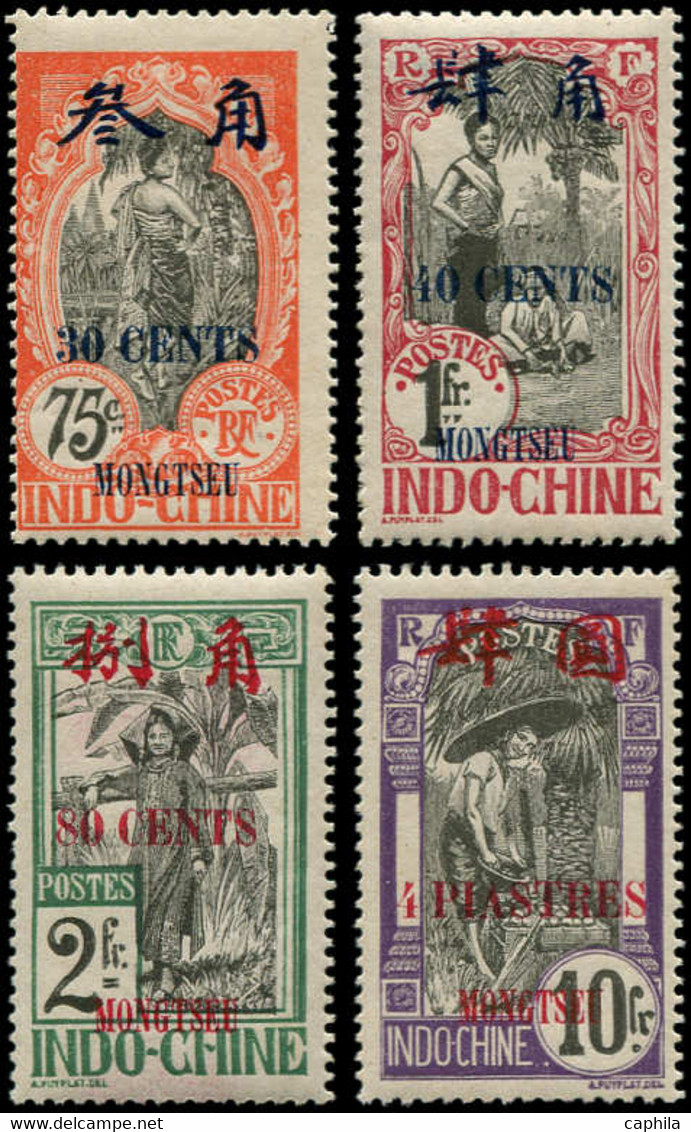 ** MONG-TZEU - Poste - 63/65 + 67, 4 Valeurs (Maury) - Unused Stamps