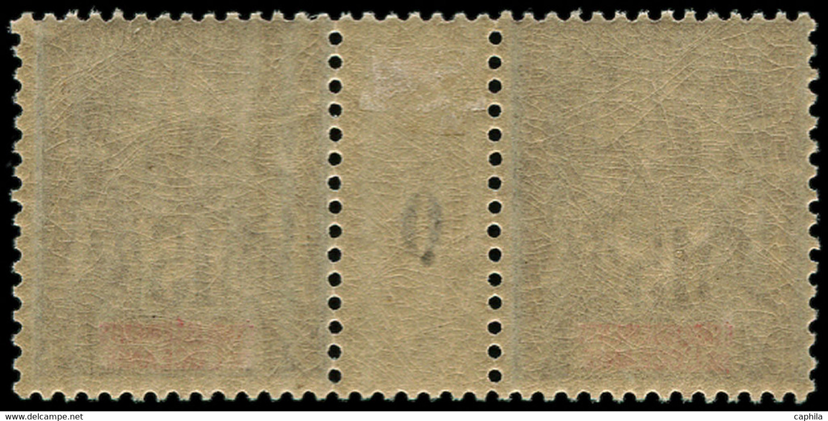 ** OCEANIE - Poste - 16, Paire Millésime "0", * Sur Millésime: 15c. Gris (Maury) - Unused Stamps
