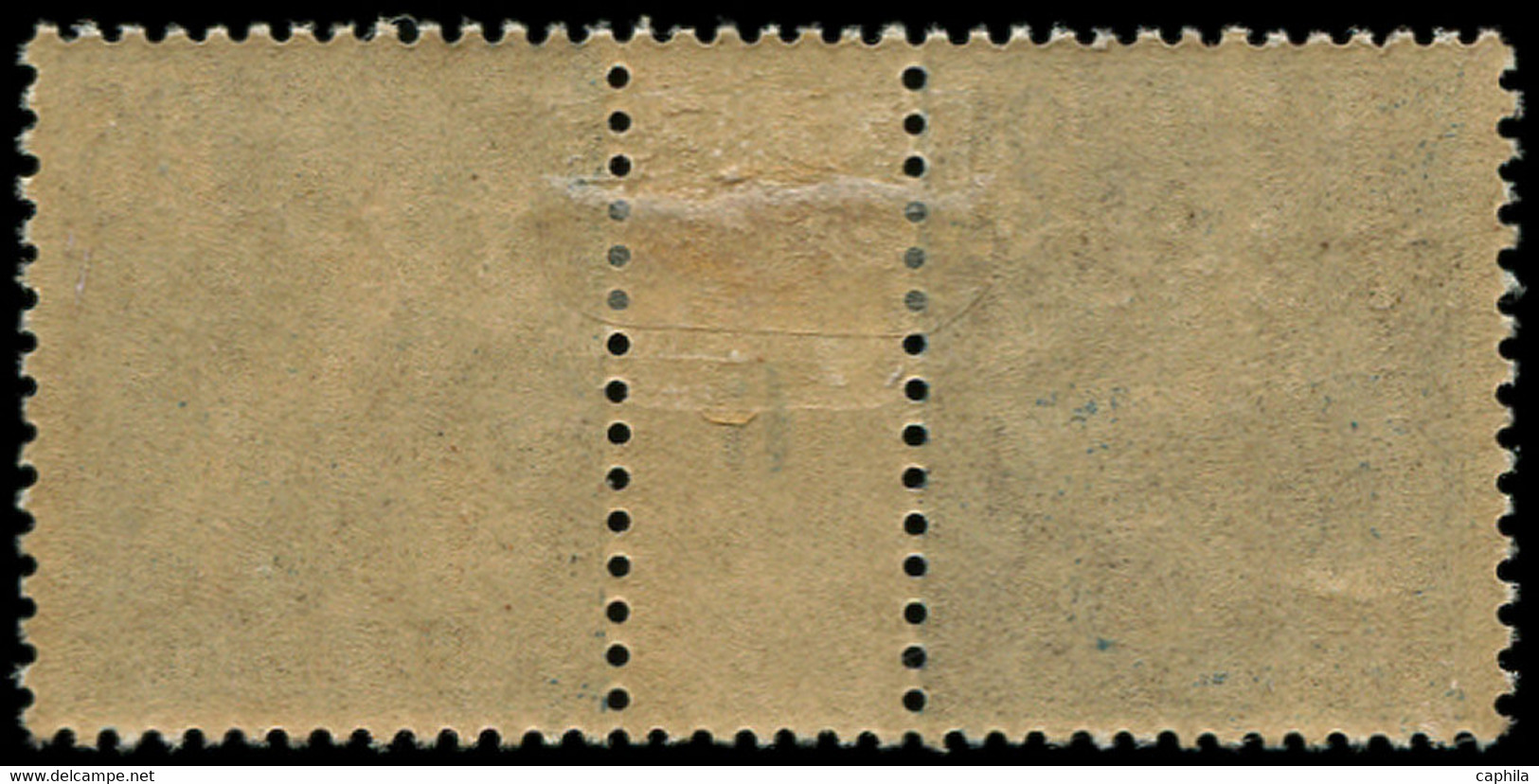 * PAKHOI - Poste - 24, Paire Millésime "6", Tirage 300: 25c. Bleu (Maury) - Unused Stamps