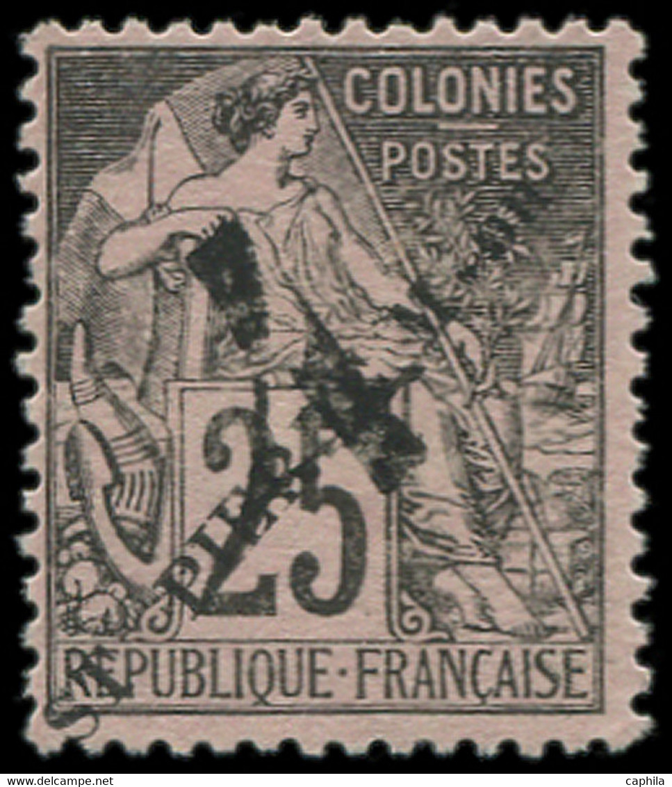 (*) SAINT PIERRE & MIQUELON - Poste - 47, Sans Le "-" Après "ST": 4 S. 25c. Noir S. Rose - Neufs