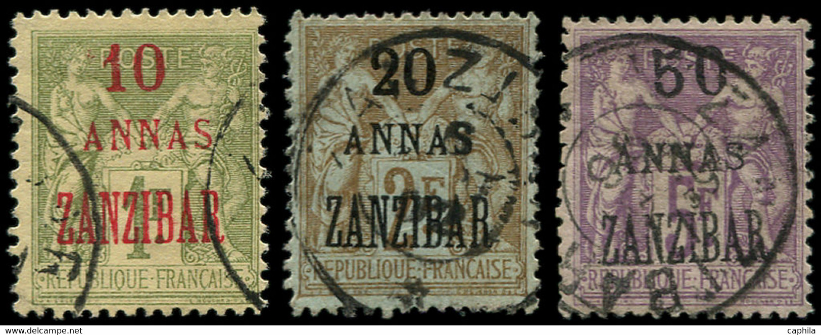 O ZANZIBAR - Poste - 29/31, 3 Valeurs - Used Stamps