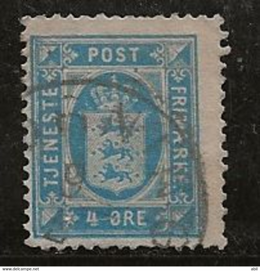 Danemark 1875-1902 N° Y&T :  SE 6B Obl. - Service