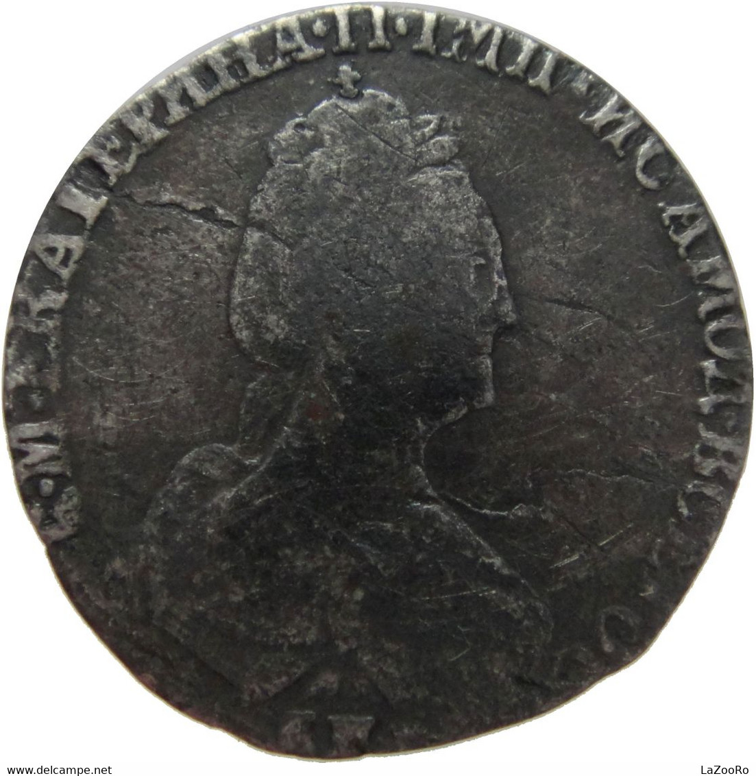 LaZooRo: Russia 10 Kopeks Grivennik 1781 F - Silver - Rusland