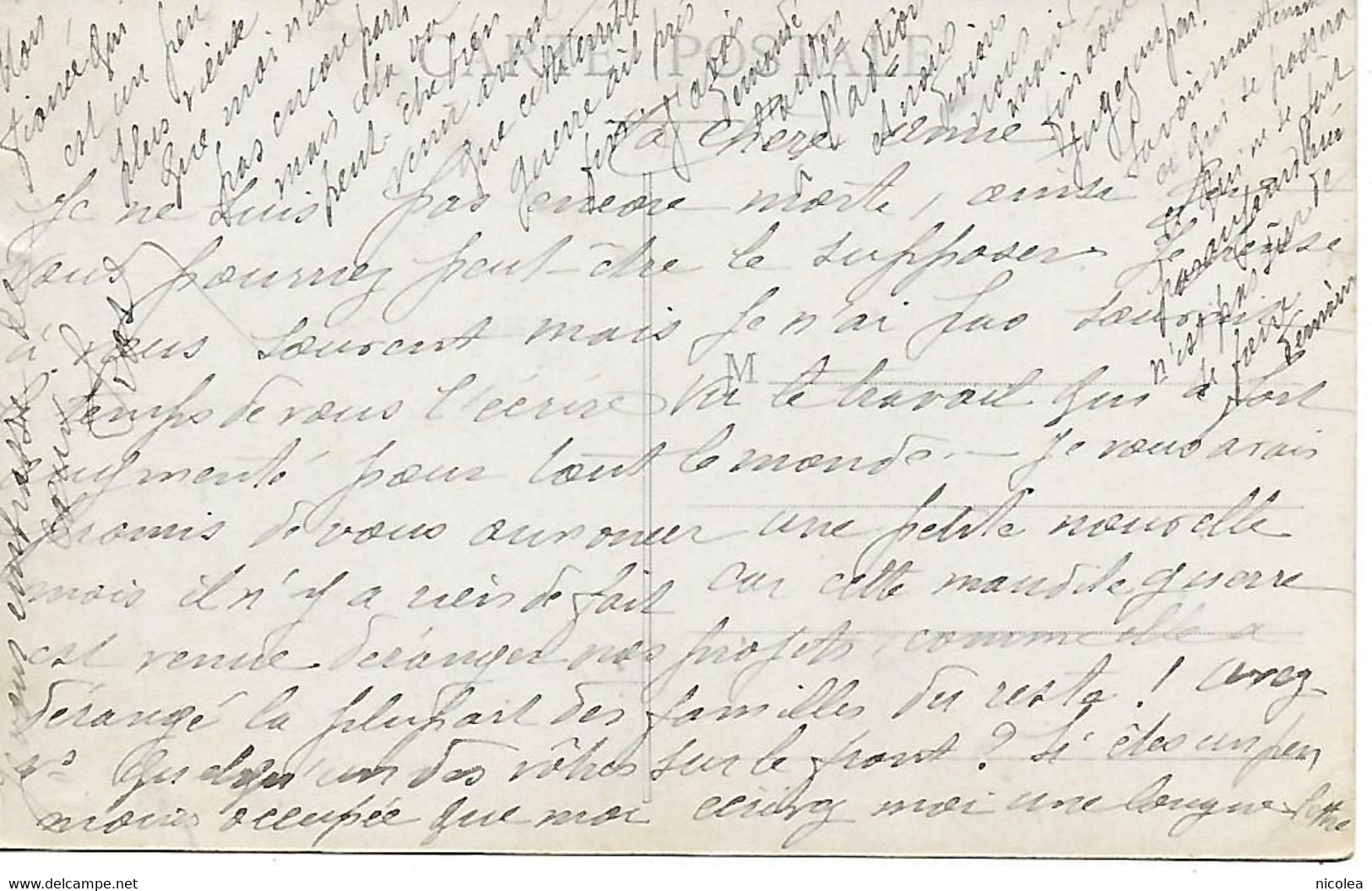 23 - Creuse - Pontarion - Quartier De Genestine - Route De Bourganeuf Très Rare CPA Postée En 1915 Parfait état - Pontarion