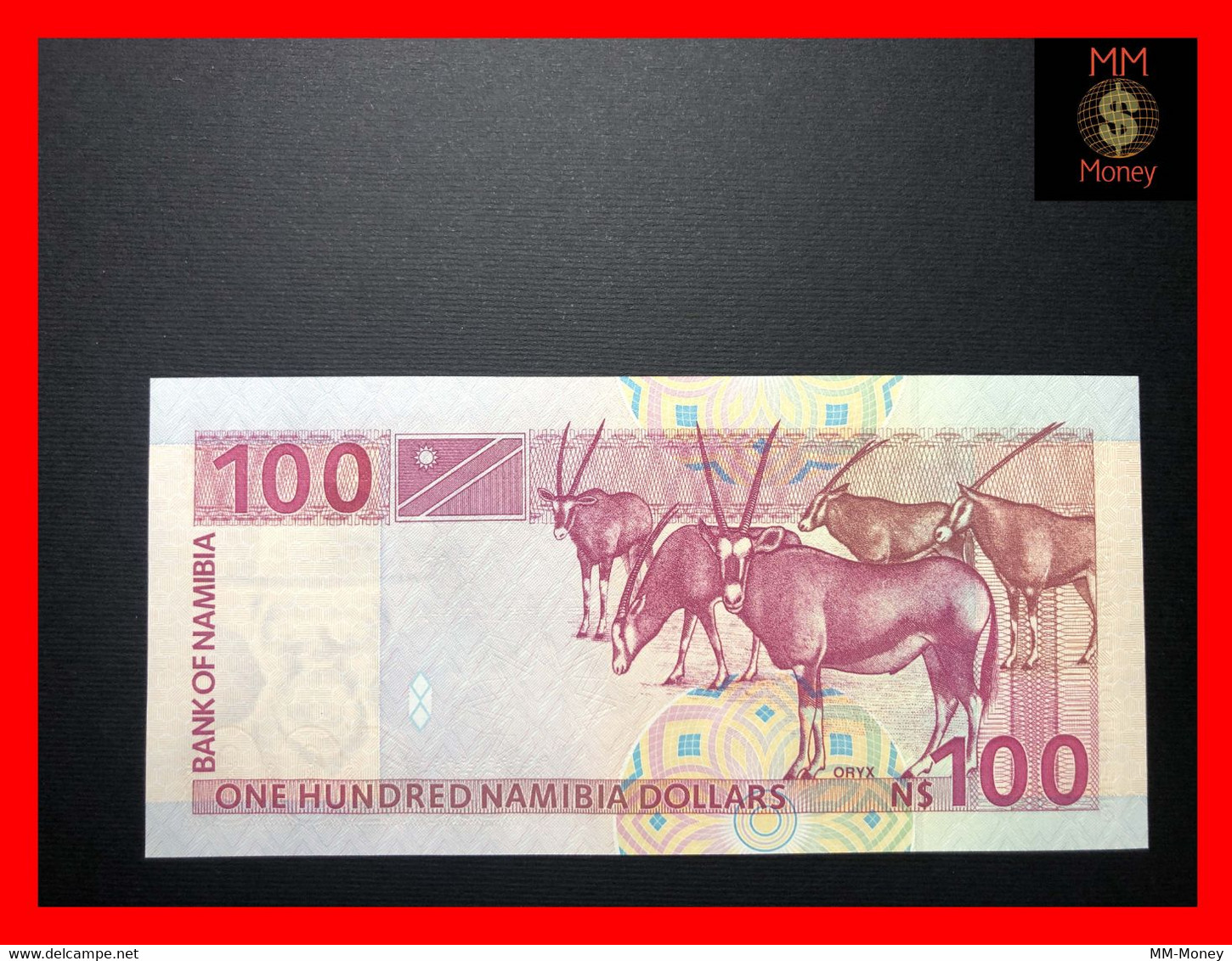 NAMIBIA 100 $  P. 9 A  2009  Printer SABN   Prefix  J  8 Digits Serial    UNC - Namibia