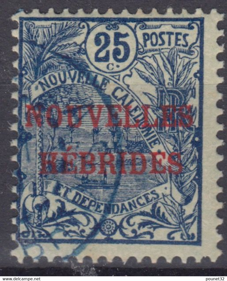 NOUVELLES HEBRIDES : RADE DE NOUMEA 25c N° 3 OBLITERATION LEGERE - Used Stamps