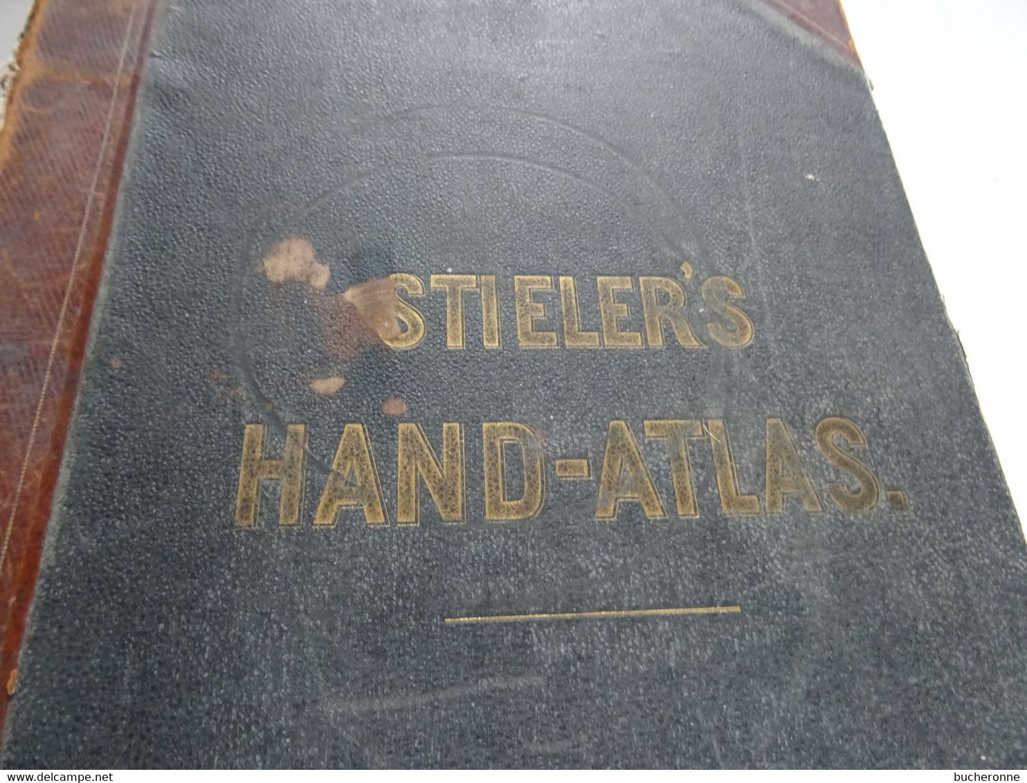 Atlas; Adolf Stieler / Justus Perthes - Stieler's Hand-Atlas. - 1880 à 1882 Dans L'état Mais Cartes Pas Trop Tachées - 1801-1900