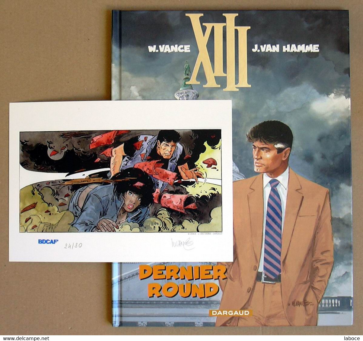 VANCE & VAN HAMME - XIII T19 PLATINUM + Ex-libris 30 Ex. - XIII