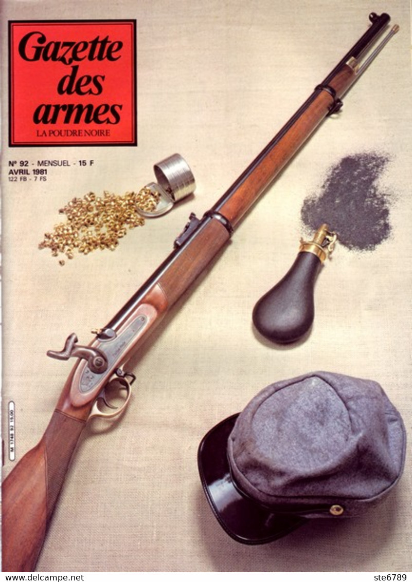 GAZETTE DES ARMES N° 92 Militaria Fusil Mitrailleur 1924 , Les Russes à Paris , Sbre Pacha Royale , Arsenal De Laika - Français