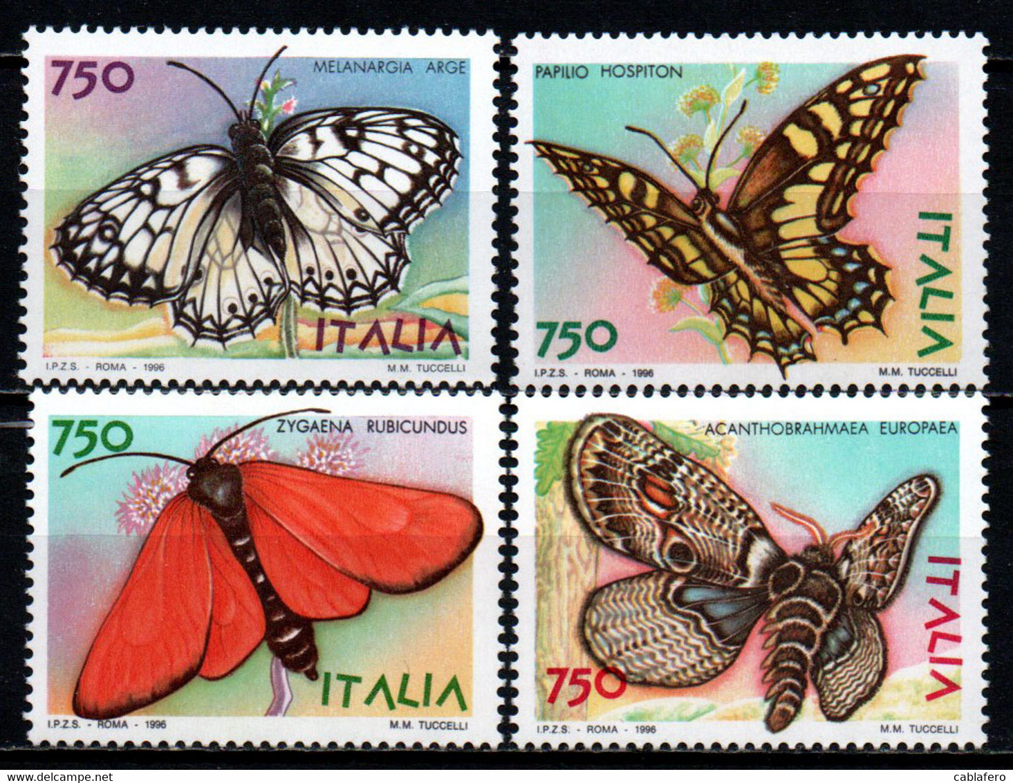 ITALIA - 1996 - FARFALLE VARIOPINTE - MNH - 1991-00:  Nuovi