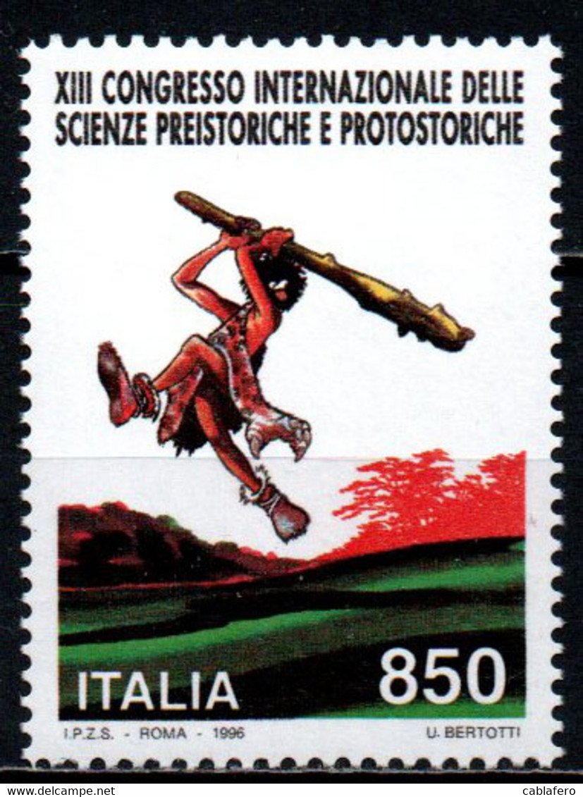 ITALIA - 1996 - XIII CONGRESSO INTERNAZIONALE DELLE SCIENZE PREISTORICHE E PROTOSTORICHE - MNH - 1991-00:  Nuovi