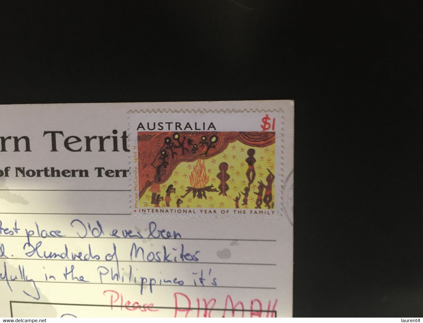 (JJ 6) Australia - NT - Darwin (posted Wiht Year Of Family $ 1.00 Stamp) - Darwin