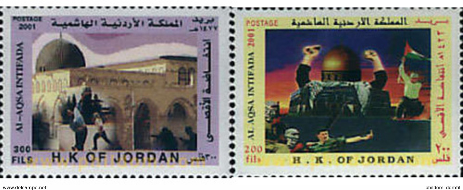 Ref. 88190 * MNH * - JORDAN. 2001. AL-AQSA INTIFADA	 . AL-AQSA INTIFADA - Jordan