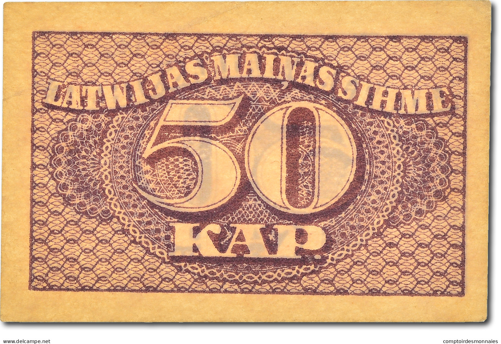 Billet, Latvia, 50 Kapeikas, NEUF - Latvia