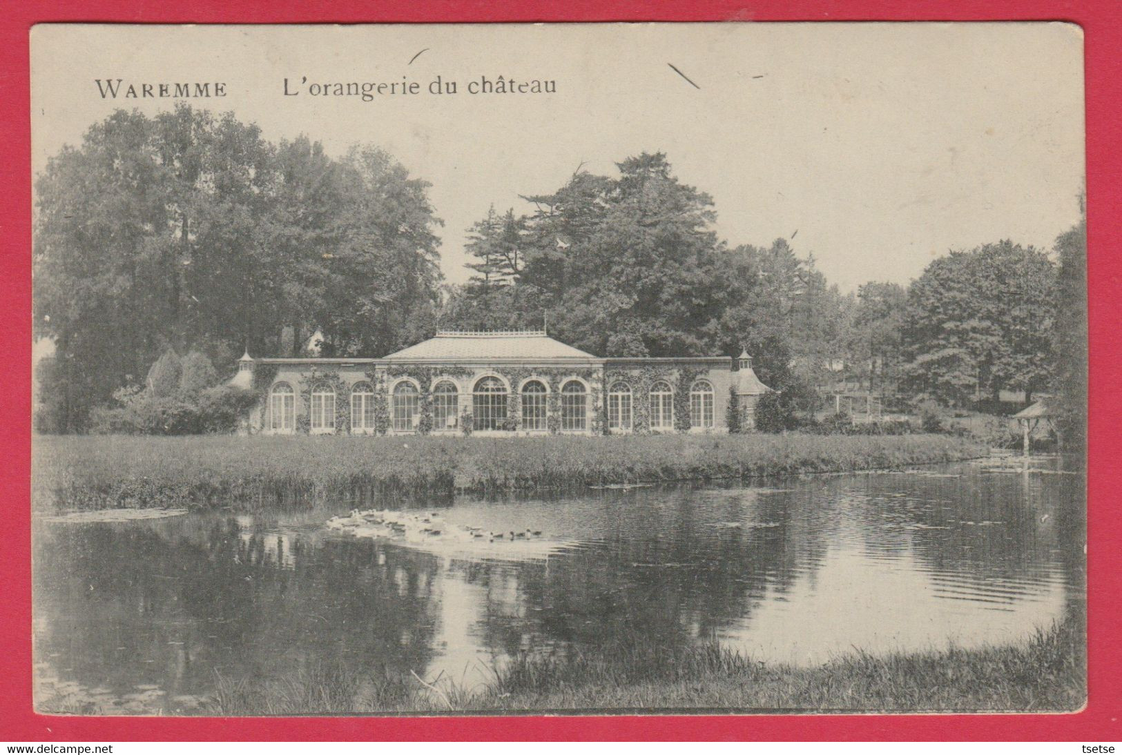 Waremme - Château De Selys Longchamps - L'orangerie - 1920 ( Voir Verso ) - Waremme