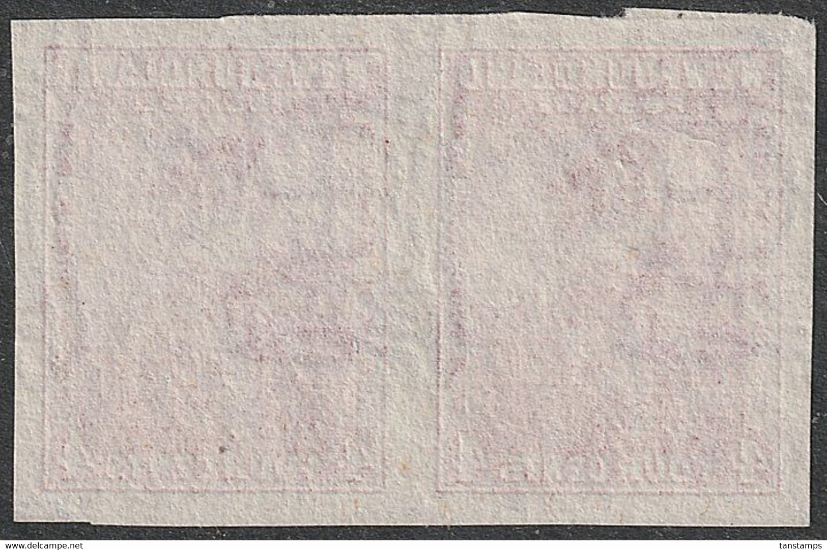 Newfoundland #189c Imperf Proof Pair On Watermarked Paper - Autres & Non Classés