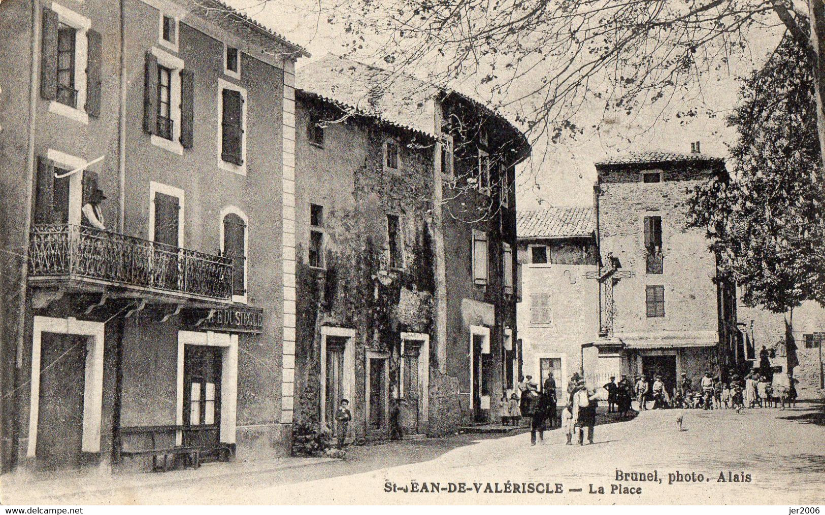 30. GARD // SAINT JEAN DE VALERISCLE// LA PLACE .ANIMEE - Andere & Zonder Classificatie