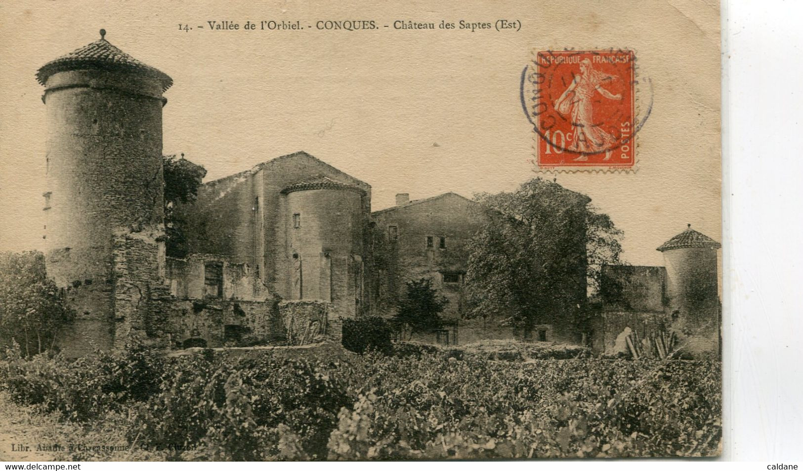 - 67-BAS RHIN-        Vallée De L'Orbiel- CONQUES -Chateau Des Saptes - Conques Sur Orbiel