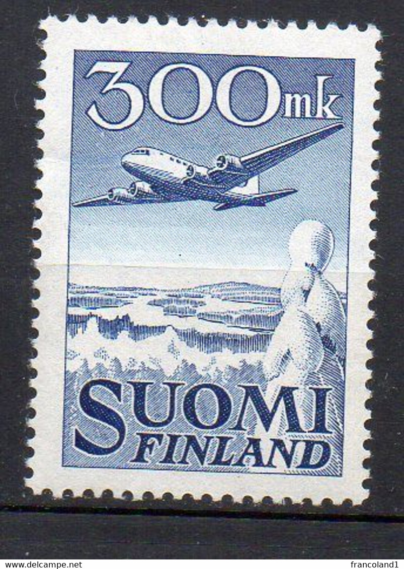 1950 Finlandia A3 Douglas In Volo Integro MNH** - Nuevos