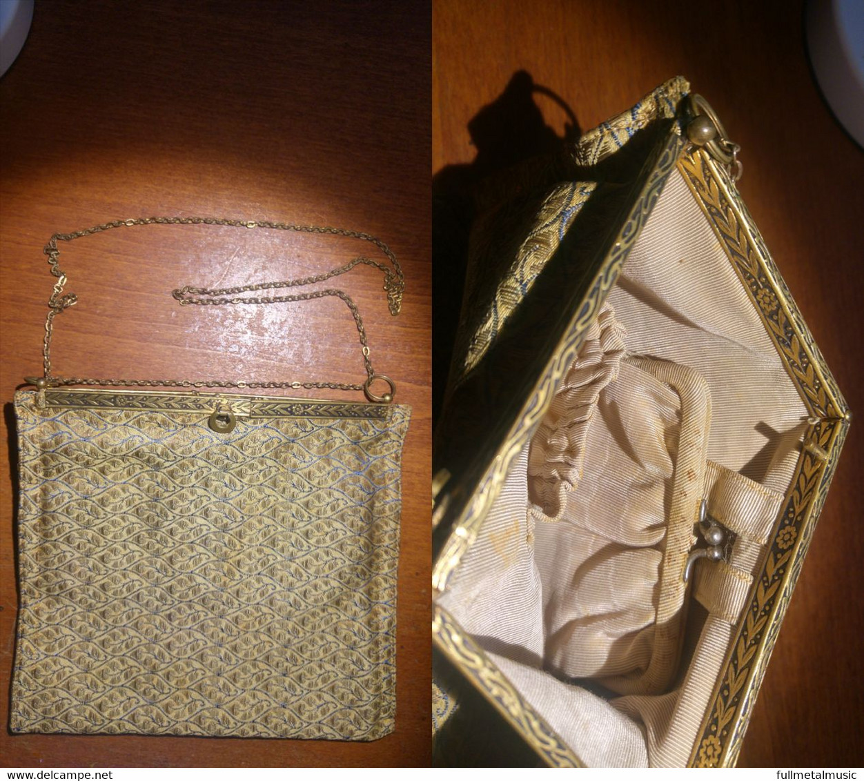 Pochette Filo Dorato Forse Anni '20 - '40 Ottime Condizioni (A) - Bolsos Y  Billeteras