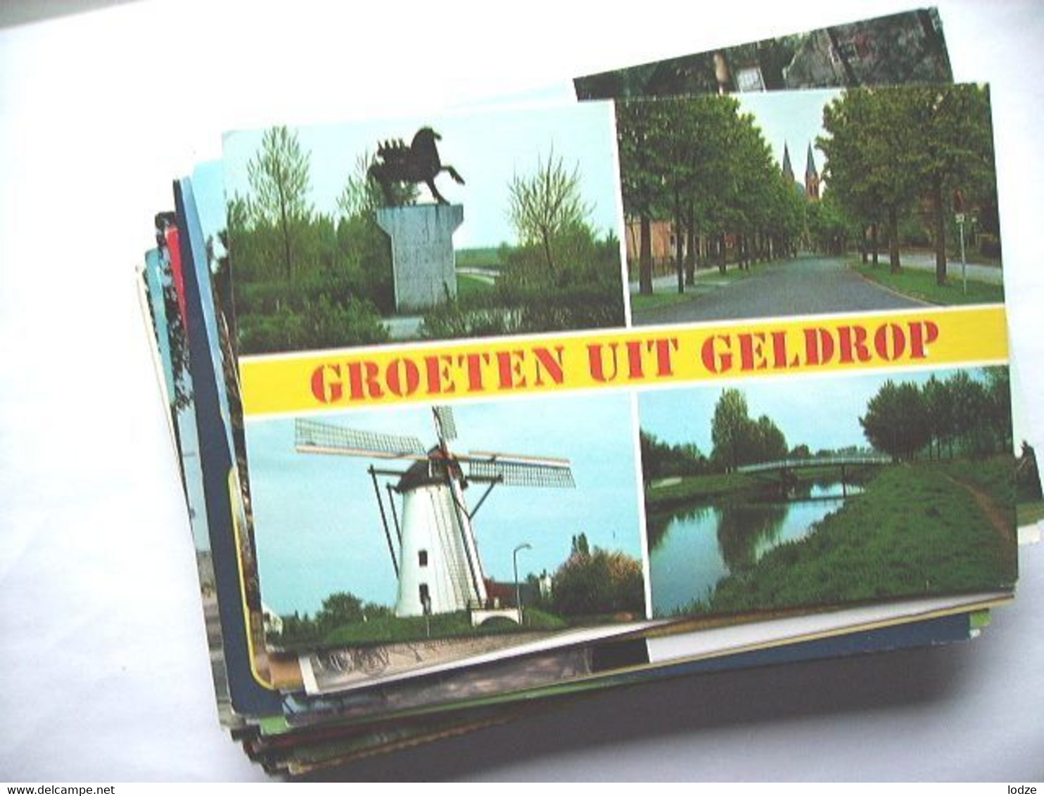 Nederland Holland Pays Bas Geldrop Met Molen En Brug - Geldrop