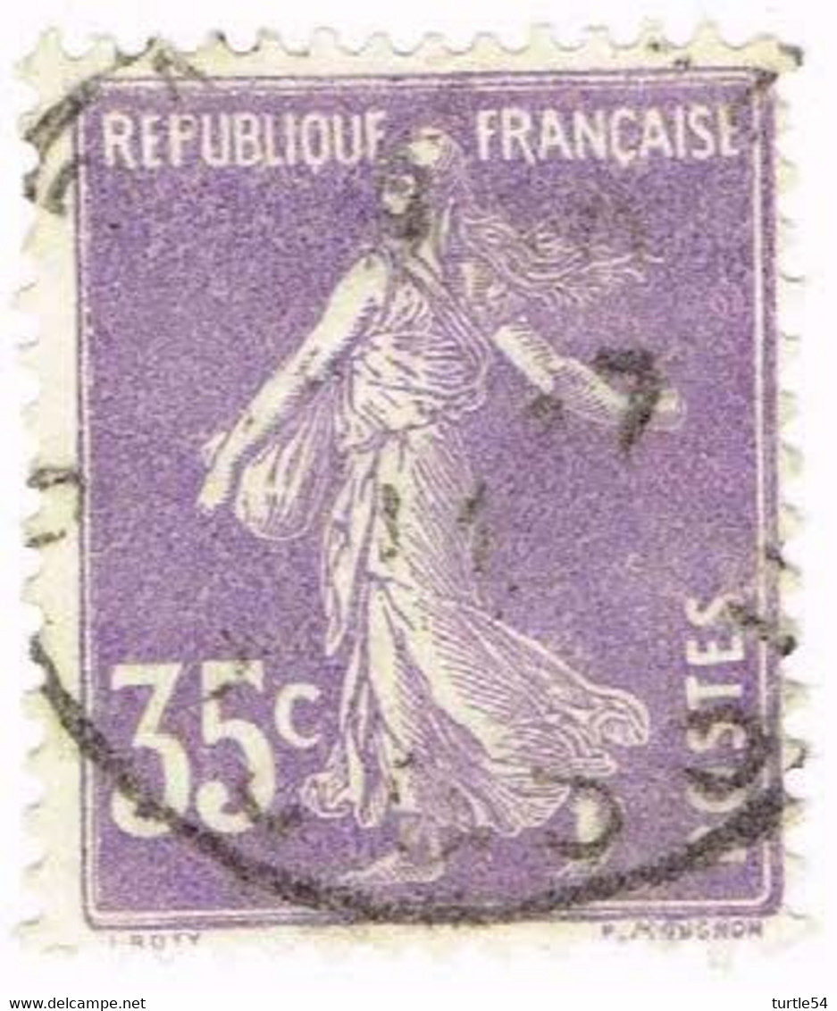 France, N° 136 Obl. Type Semeuse - Usati