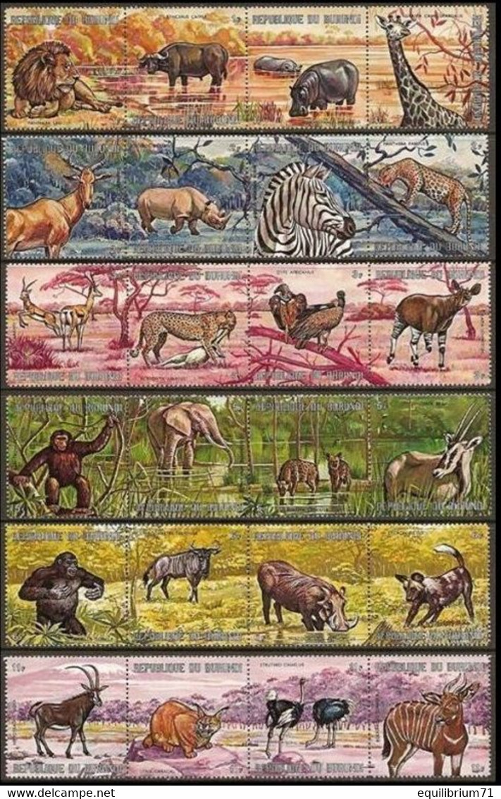 437/460** - Animaux D'afrique / Afrikaanse Dieren / Afrikanische Tiere / African Animals - BURUNDI - Schimpansen