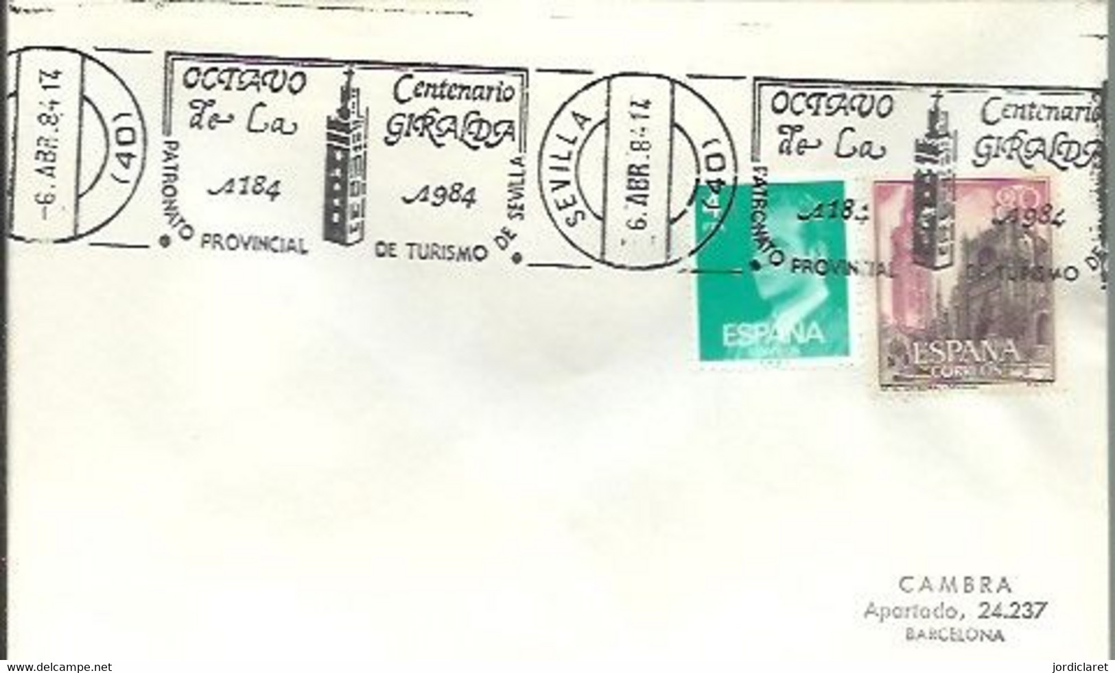 MATASELLOS 1984 SEVILLA - Cartas & Documentos