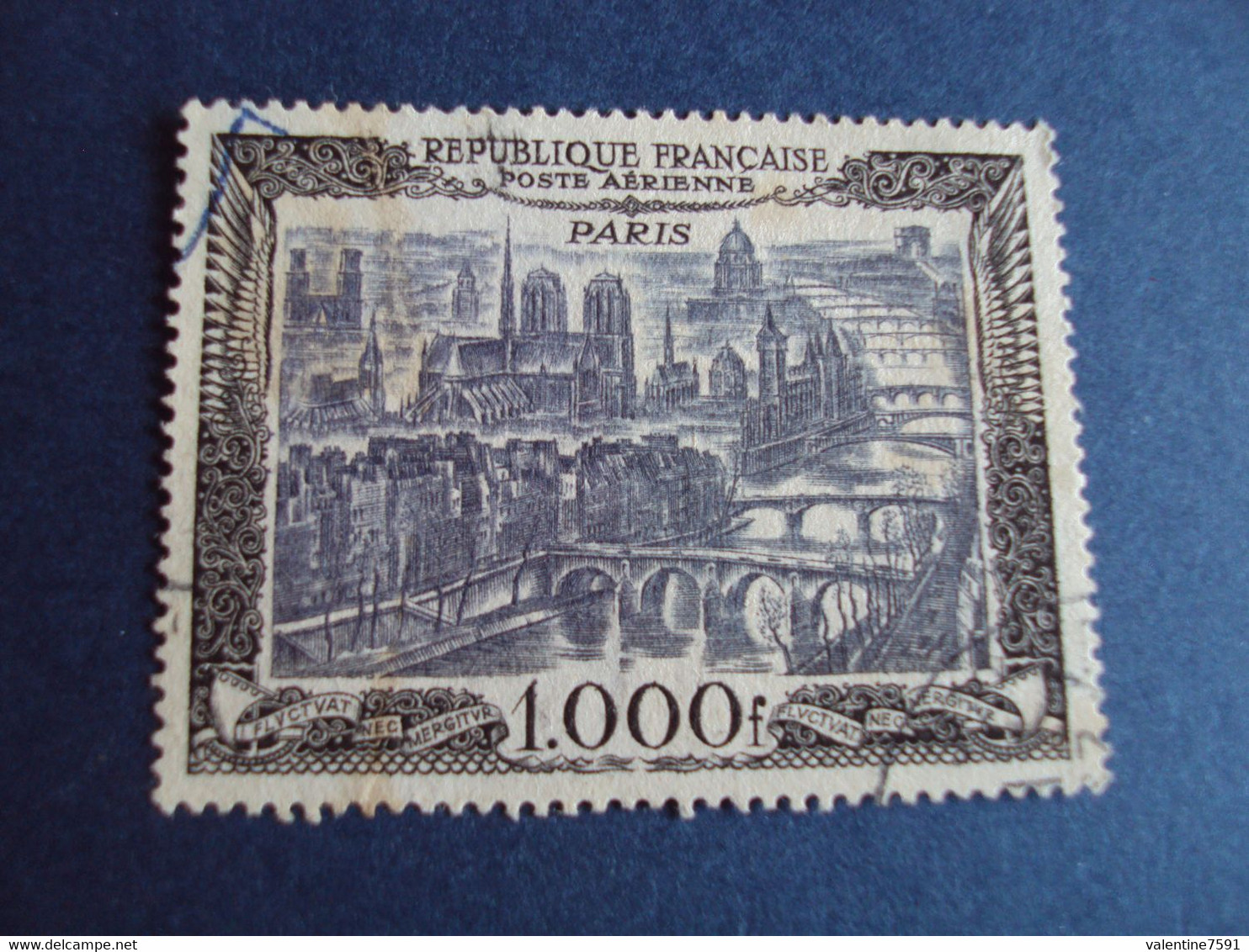 19327-59 - Poste Aérienne, Oblitéré N° 29  "   Vue Aérienne De Paris     "         Net    10 - 1927-1959 Matasellados