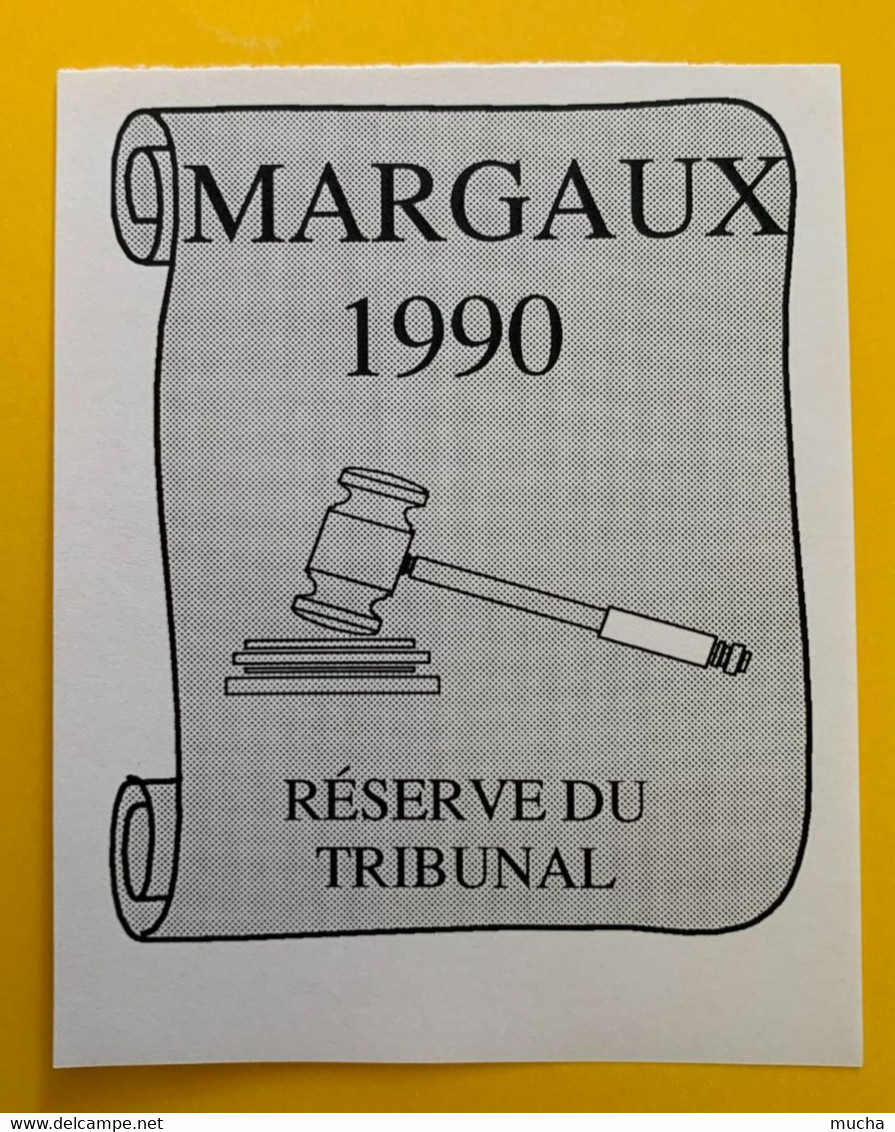 18372 - Margaux 1990 Réserve Du Tribunal - Humour