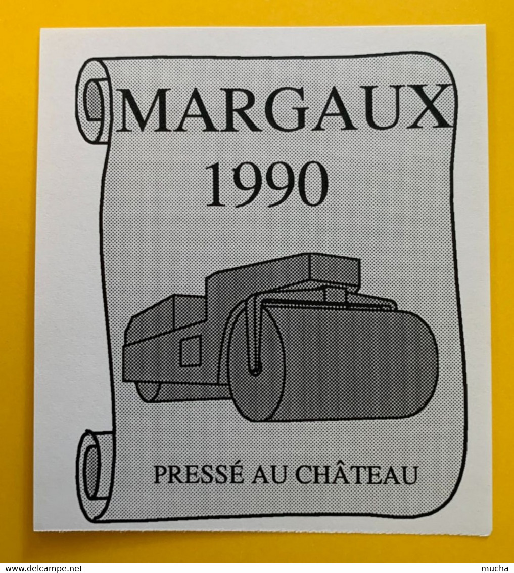 18374 - Margaux 1990 Pressé Au Château - Humor