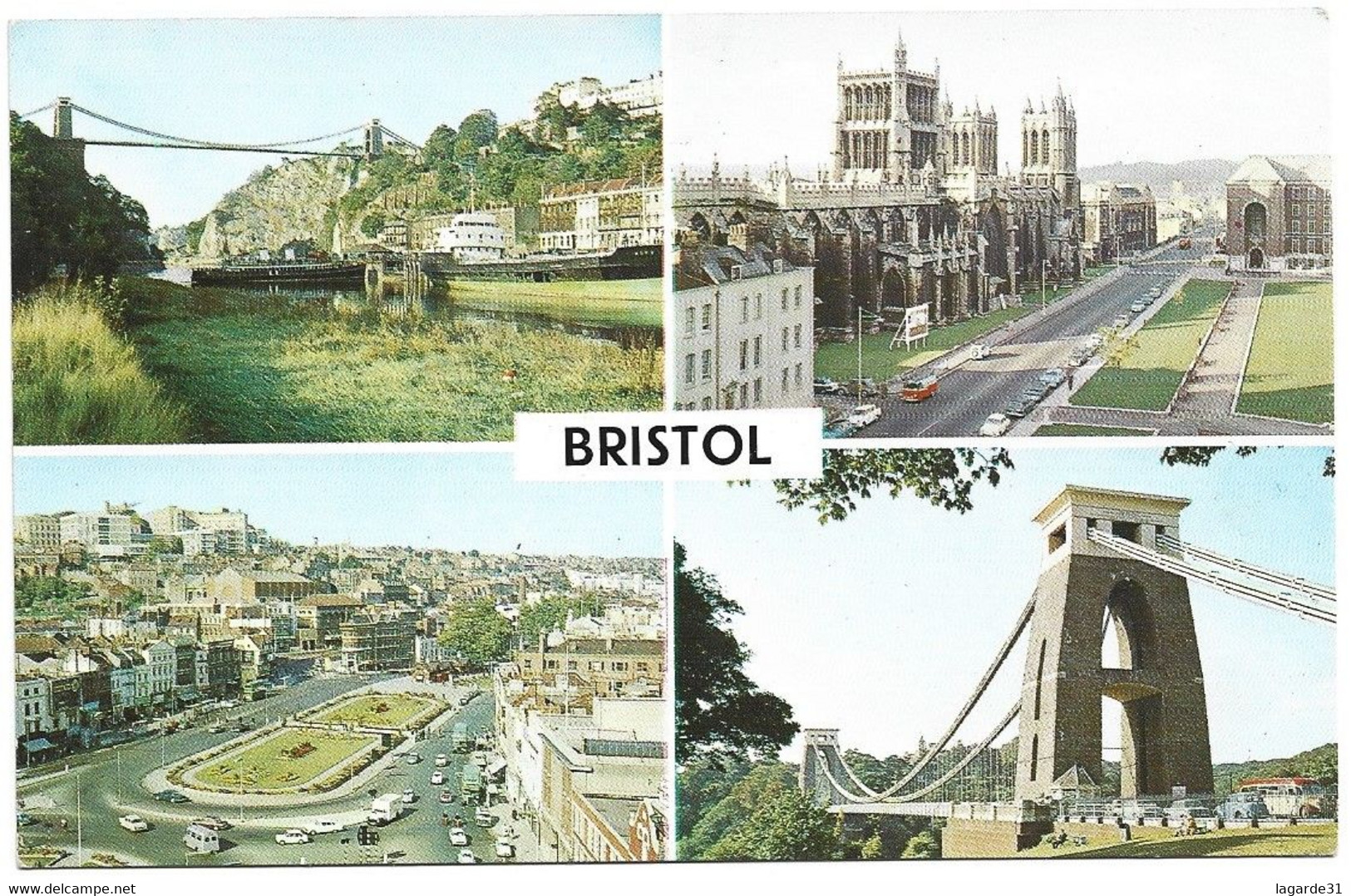 Bristol Multivues - Pont Suspendu Clifton - La Cathedrale - Bristol