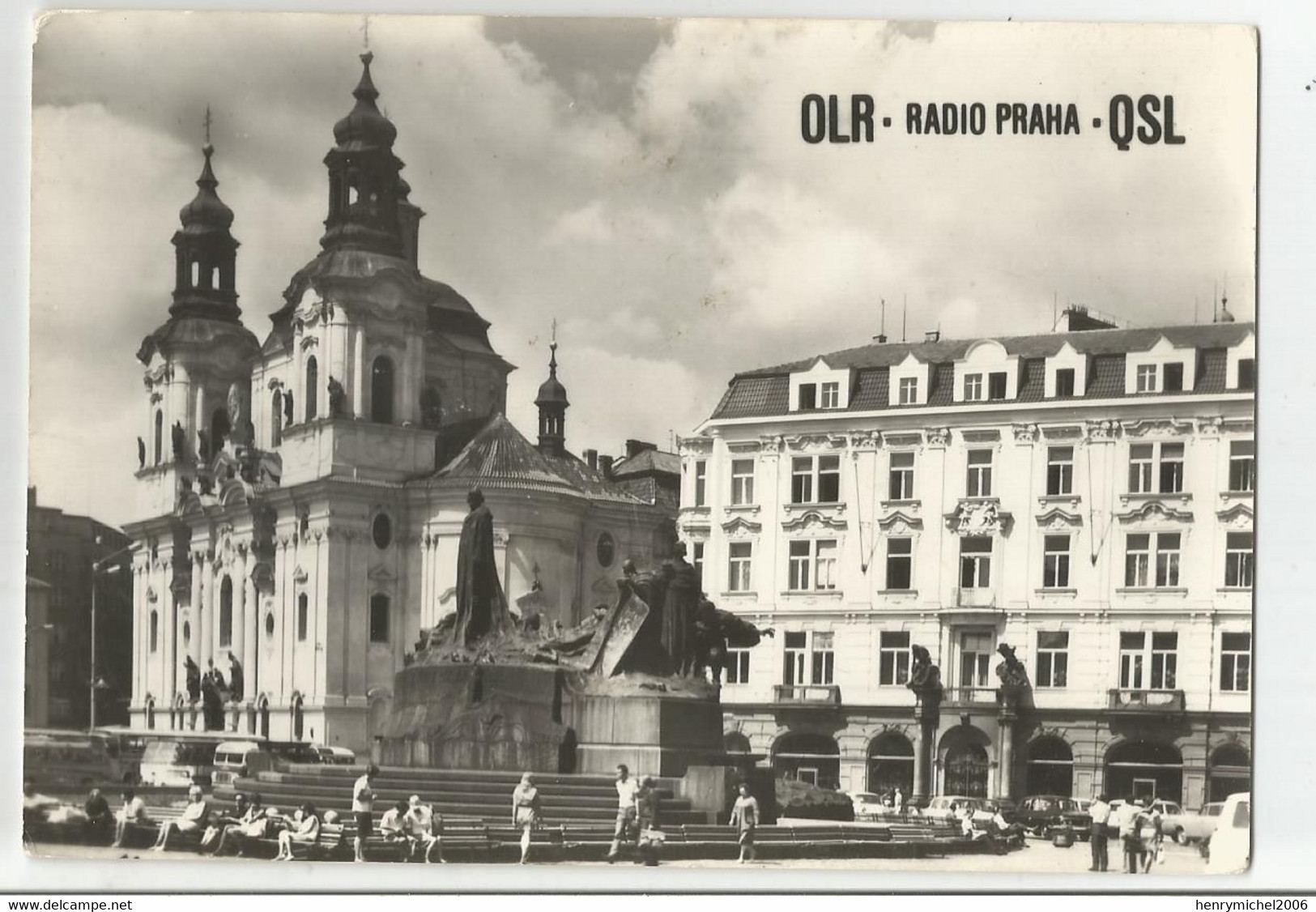 Tchéquie Radio Praha Prague Old Town Square 1980 Pour Mouins 03 France - Tschechische Republik