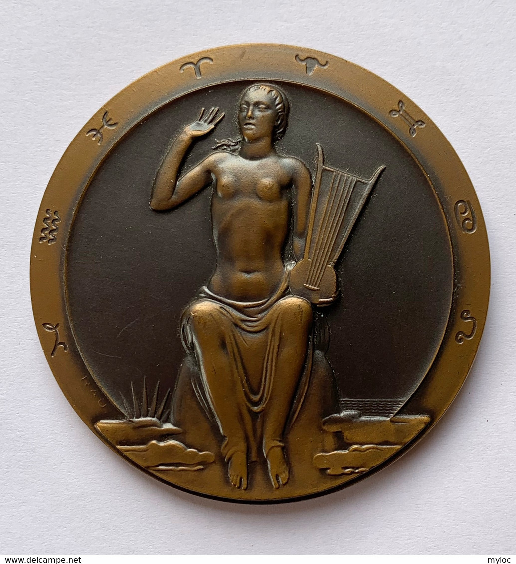 Médaille Bronze. Pro Musica. Aan Willy Godenne Kon. Beiaardschool Mechelen 1981. Marcel Rau - Profesionales / De Sociedad