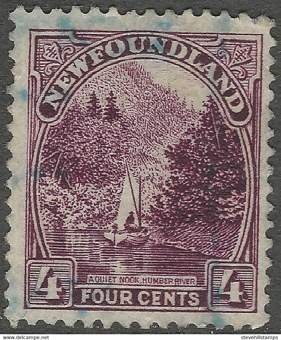 Newfoundland. 1923-24 Definitives. 4c Used SG 152 - 1908-1947