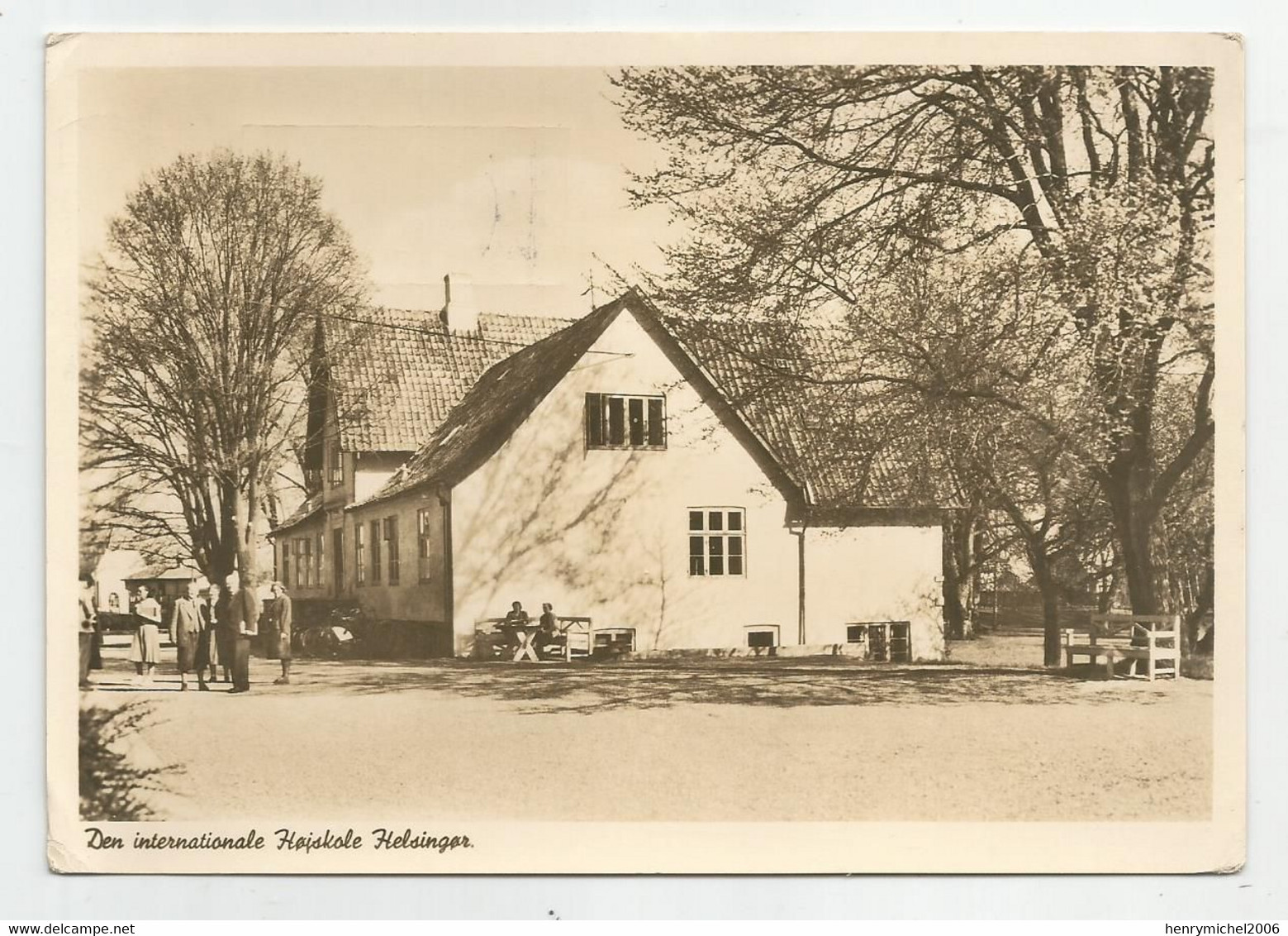 Danemark Danmark Den Internationale Hojskole , Helsinger 1952 - Danemark