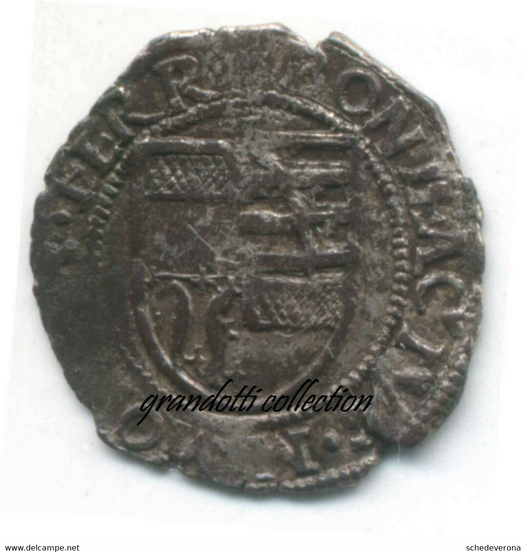 CASALE SEZZINO BONIFACIO II PALEOLOGO (1518-1530) RARA MONETA MEDIEVALE - Monedas Feudales