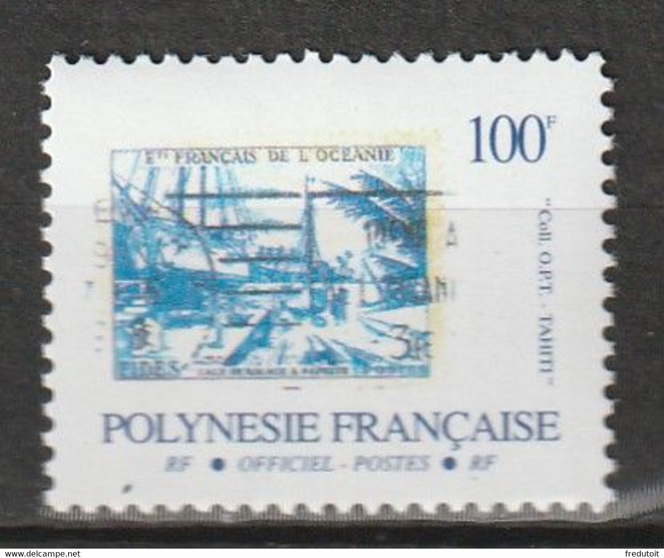 POLYNESIE - Timbres De Service  N° 24a ** (1997) Dentelure 13 X 13,5 - Dienstzegels