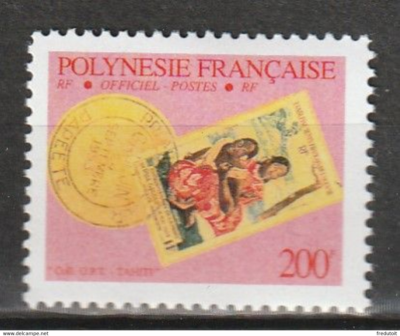 POLYNESIE - Timbres De Service  N° 25a ** (1997) Dentelure 13 X 13,5 - Dienstzegels