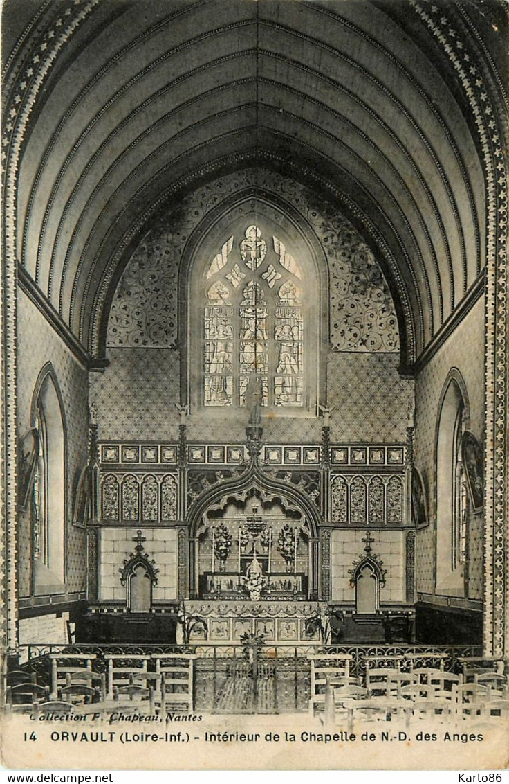 Orvault * Intérieur De La Chapelle De Notre Dame Des Anges - Orvault