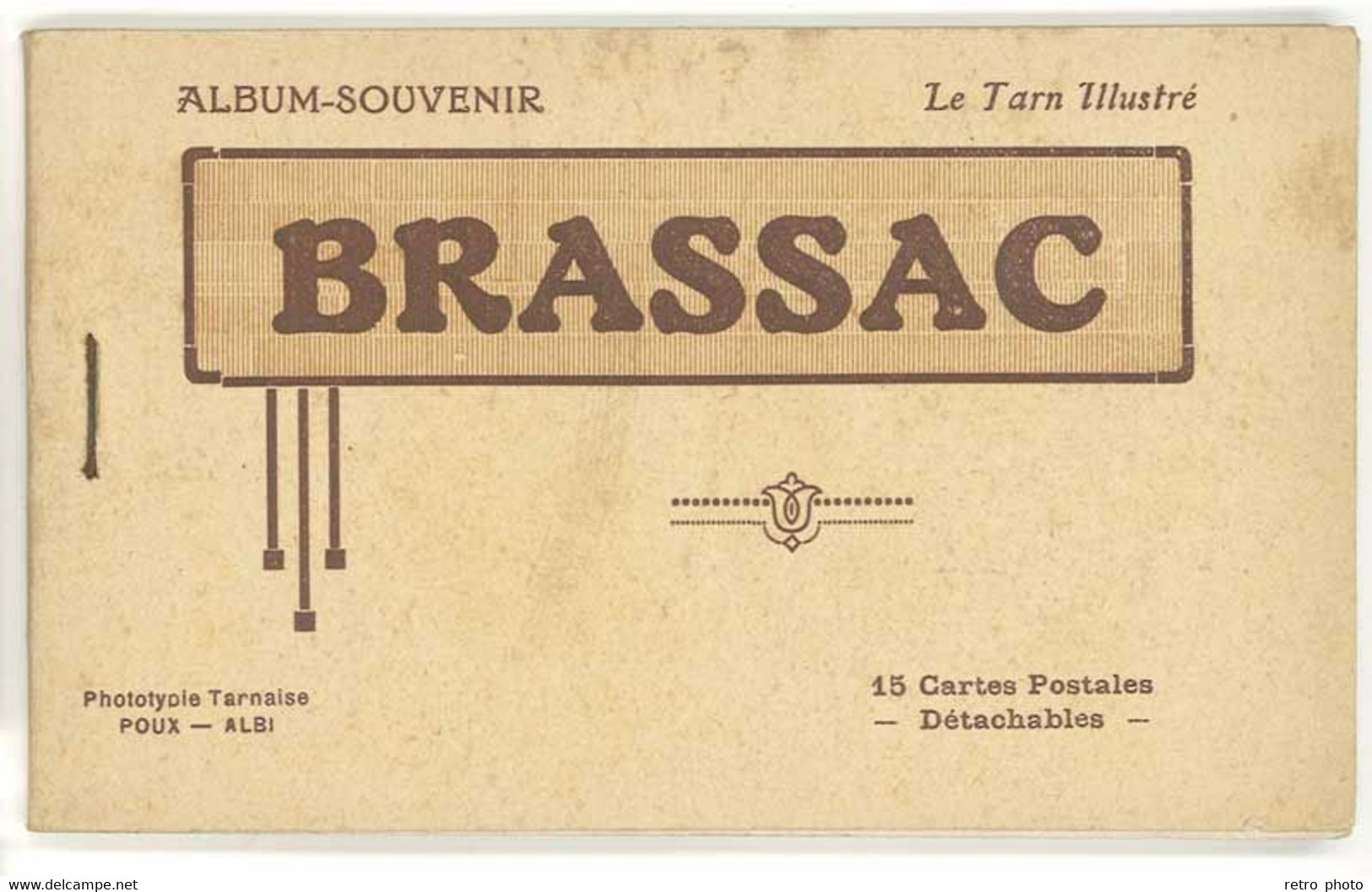 Carnet Cpa - Le Tarn Illustré - 15 Cartes Postales - Brassac