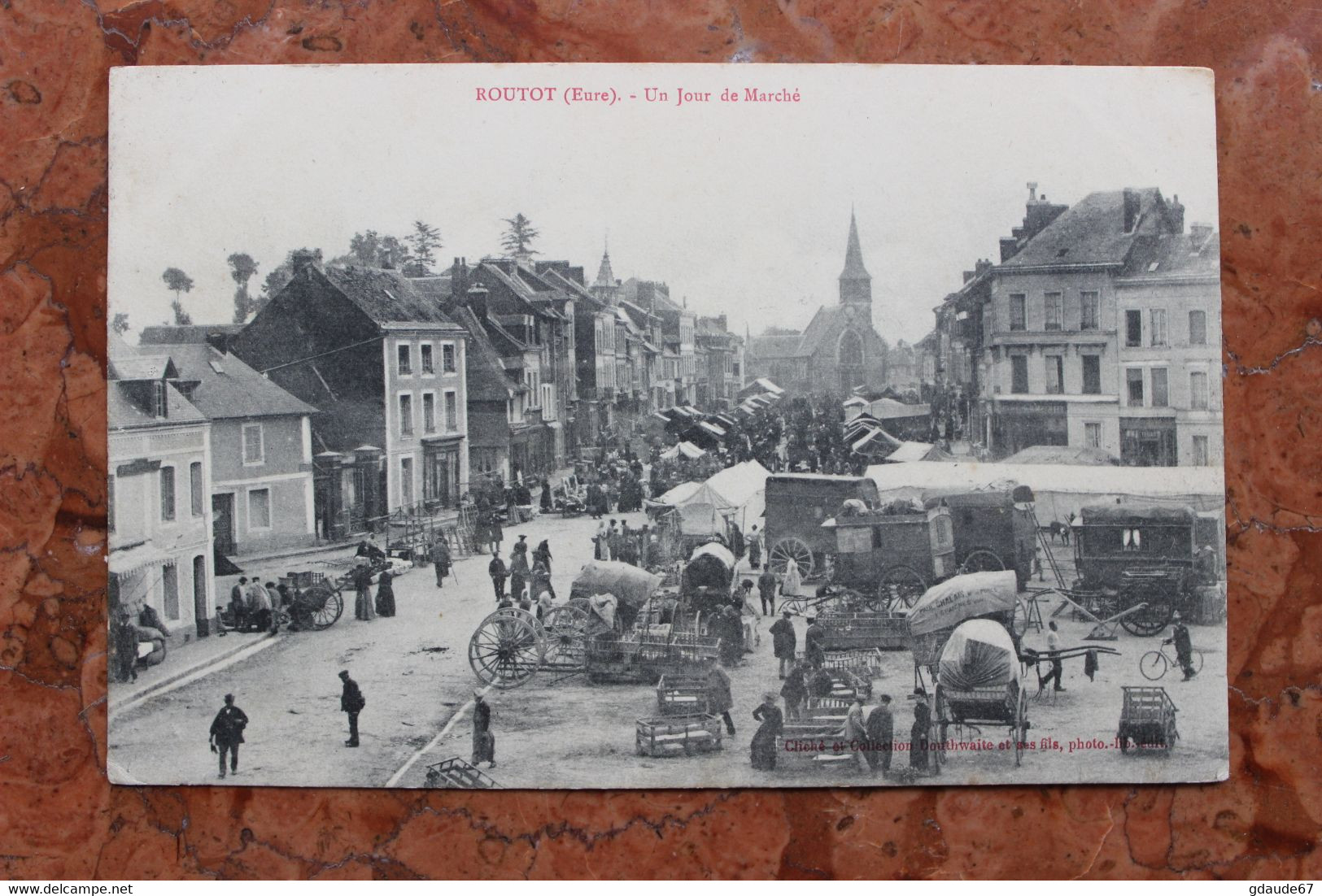 ROUTOT (27) UN JOUR DE MARCHE - Routot