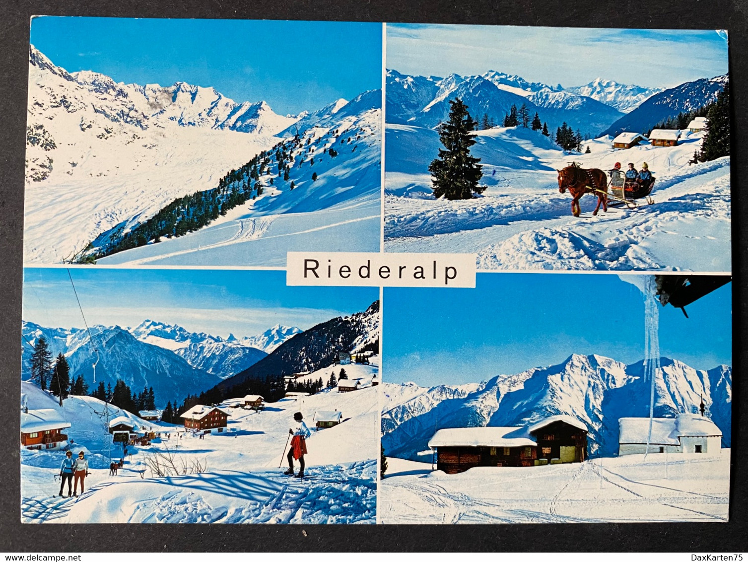 Riederalp 4 Bild Im Winter - Riederalp