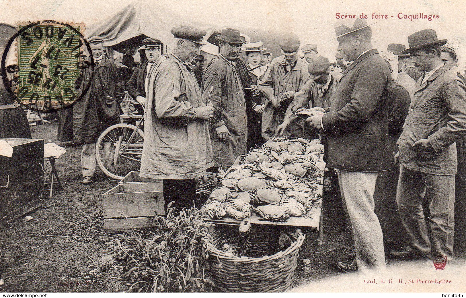 CPA De CABOURG - Scène De Foire - Coquillages. - Cabourg