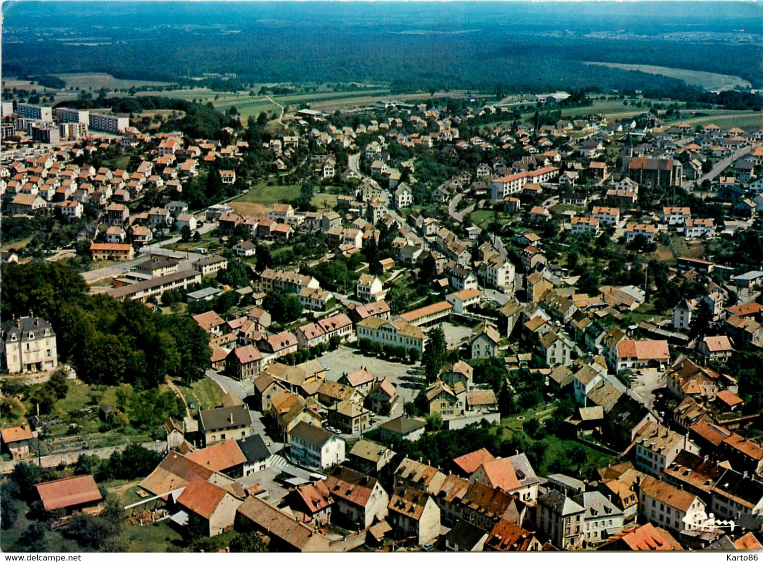 Beaucourt * Vue Générale Aérienne De La Commune - Beaucourt